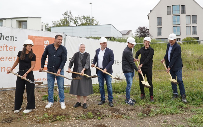 Spatenstich und Start des Holzbauprojekts für das Kloster Hegne