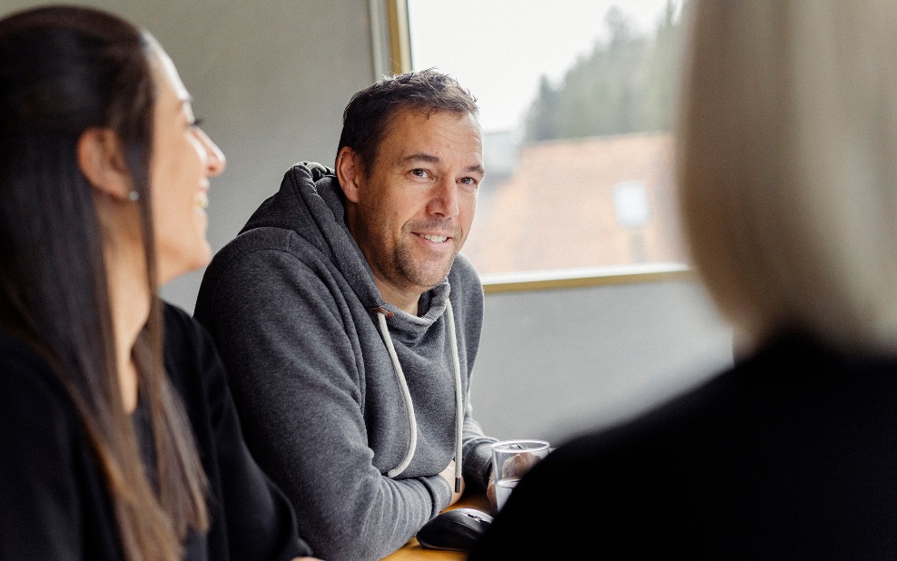 Meeting von Oa.sys Mitarbeitenden