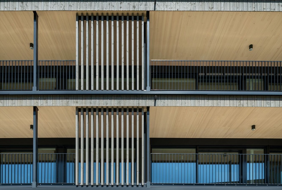 Fassadendetail mit Loggien