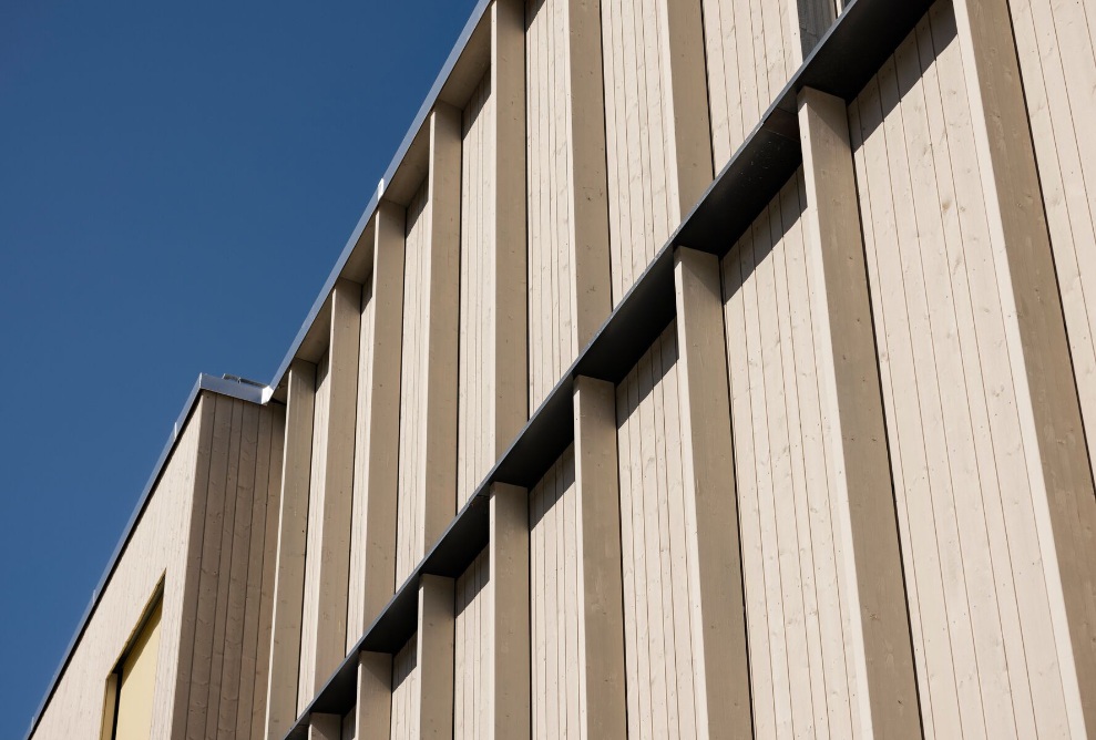 Ansicht der Fassade vom Seniorenheim in Sulz